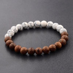 Lava Tibetan stone bracelet