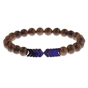 Lava Tibetan stone bracelet