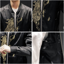 Load image into Gallery viewer, Golden beast bomber jacket