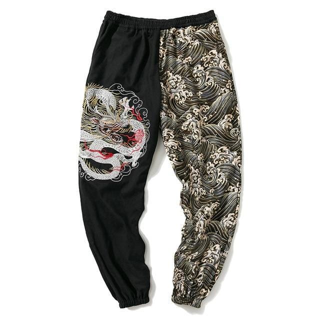 Tattoo dragon pants