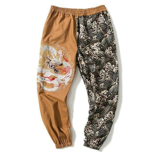 Tattoo dragon pants