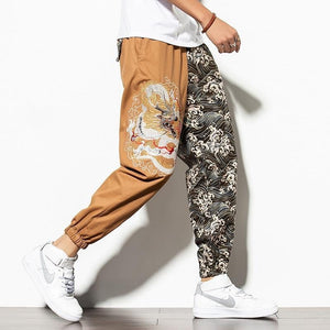 Tattoo dragon pants