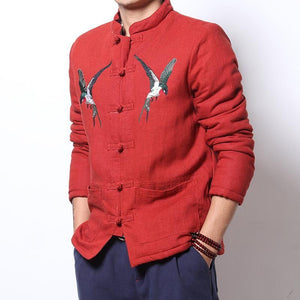 Chinese inspired Tang dynasty style coat