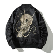 Load image into Gallery viewer, Tattoo dragon V2 bomber jacket