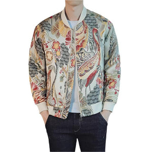 Tropic birds bomber jacket