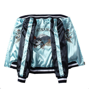 2 sided Okinawa tiger sukajan jacket