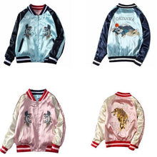 Load image into Gallery viewer, 2 sided Okinawa tiger sukajan jacket