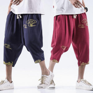 Golden cloud linen pants