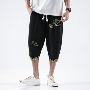 Golden cloud linen pants