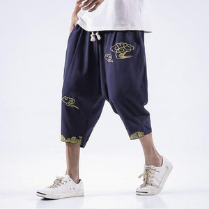 Golden cloud linen pants