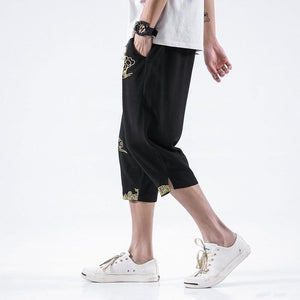 Golden cloud linen pants