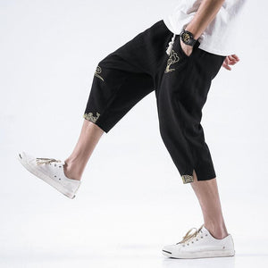 Golden cloud linen pants