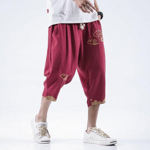 Golden cloud linen pants