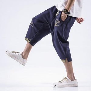 Golden cloud linen pants