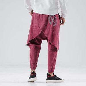 Animal scratch harem pants
