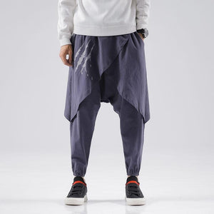 Animal scratch harem pants