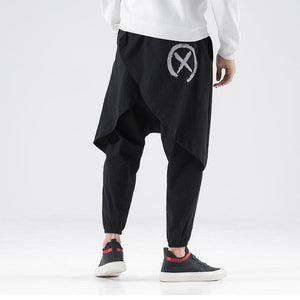 Animal scratch harem pants
