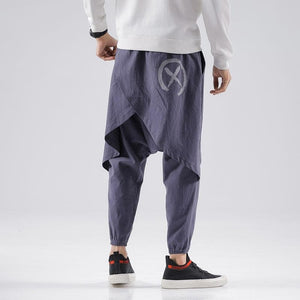 Animal scratch harem pants