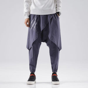 Animal scratch harem pants