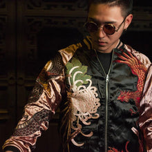 Load image into Gallery viewer, Hyper premium tiger turtle snake sukajan jacket