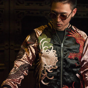 Hyper premium tiger turtle snake sukajan jacket