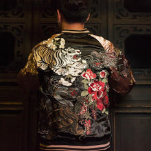 Load image into Gallery viewer, Hyper premium tiger turtle snake sukajan jacket