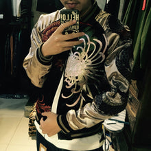Load image into Gallery viewer, Hyper premium tiger turtle snake sukajan jacket