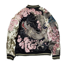 Load image into Gallery viewer, Hyper premium sakura dragon sukajan jacket