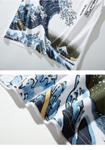 Load image into Gallery viewer, Japanese tattoo wave T-shirt