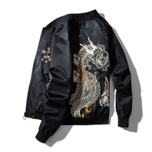 Load image into Gallery viewer, Tattoo dragon bomber jacket