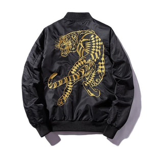 Tiger roar bomber jacket