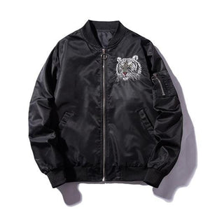 Tiger roar bomber jacket