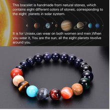 Load image into Gallery viewer, Celestial planets buddha bead bracelet