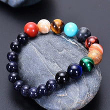 Load image into Gallery viewer, Celestial planets buddha bead bracelet