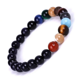 Celestial planets buddha bead bracelet