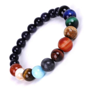 Celestial planets buddha bead bracelet