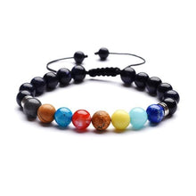 Load image into Gallery viewer, Celestial planets buddha bead bracelet