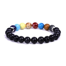 Load image into Gallery viewer, Celestial planets buddha bead bracelet