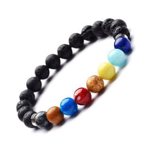 Load image into Gallery viewer, Celestial planets buddha bead bracelet