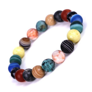 Celestial planets buddha bead bracelet