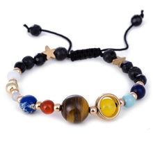 Load image into Gallery viewer, Celestial planets buddha bead bracelet