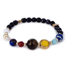 Load image into Gallery viewer, Celestial planets buddha bead bracelet