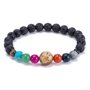 Celestial planets buddha bead bracelet