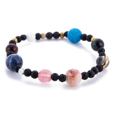 Load image into Gallery viewer, Celestial planets buddha bead bracelet