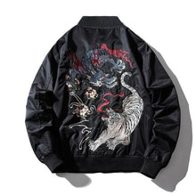 Load image into Gallery viewer, Dragon tiger bomber jacket