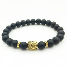 Load image into Gallery viewer, Black lava healing bracelet