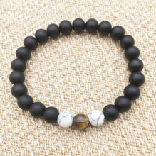 Load image into Gallery viewer, Black lava healing bracelet