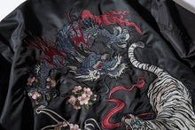 Load image into Gallery viewer, Dragon tiger bomber jacket