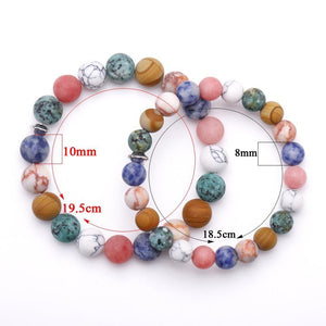 Celestial planets buddha bead bracelet