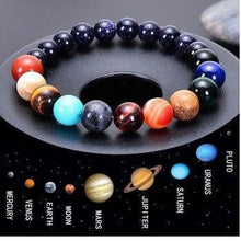 Load image into Gallery viewer, Celestial planets buddha bead bracelet